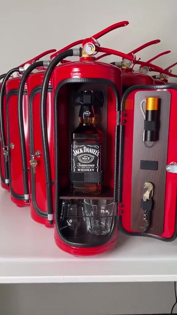 Ufestivalgift™ "My Cave My Rules" gift Can Bar Set Fire Extinguisher
