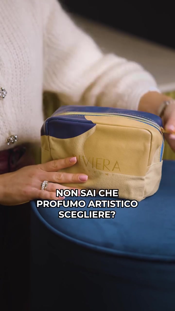 Not sure which Profumo Artistico to choose? → Discover the Riviera Bestseller Selection 😍 7 samples with a free Riviera clutch bag!

A beautiful clutch bag with the Riviera logo, containing 7 perfume