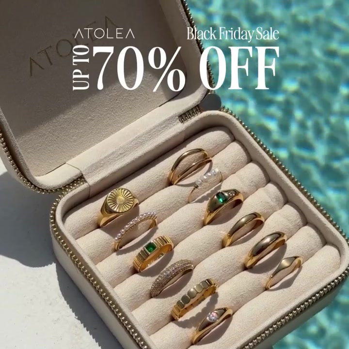 This Black Friday? You don’t take your jewelry off, and you don’t overpay.
Get 4 for the price of 2 and up to 70% OFF