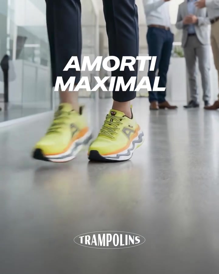 Votre quotidien ressemble à un marathon ? Alors portez la chaussure adaptée.

Le déclic : Essayez-les ! Ressentez l’instant où tout change : après avoir testé l’effet TRAMPOLINS, impossible de revenir